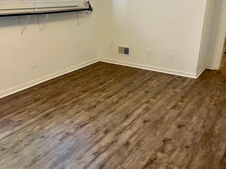 Living room without the area rug