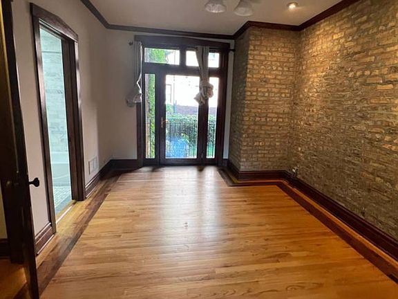 bedroom with balcony