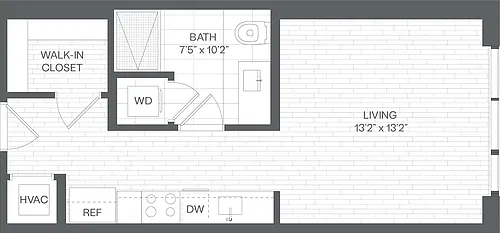 Floor plan Studio-SB2