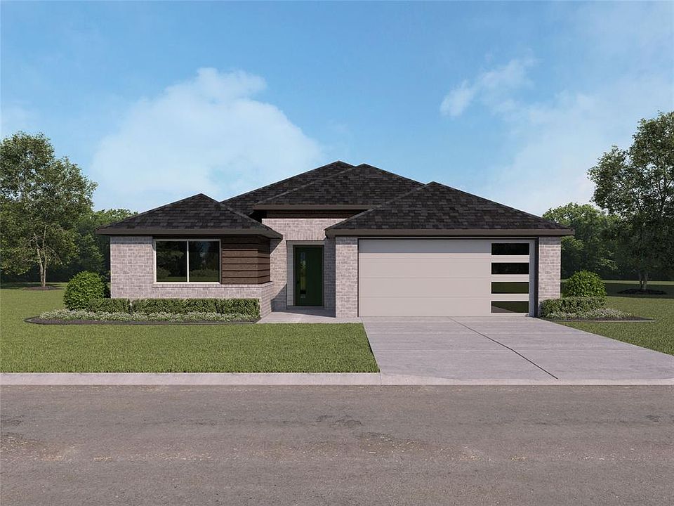 D.R. Horton's Huntsville floorplan, elevation S. All photos shown here may not depict the specified home & features included are for illustration purposes only.
