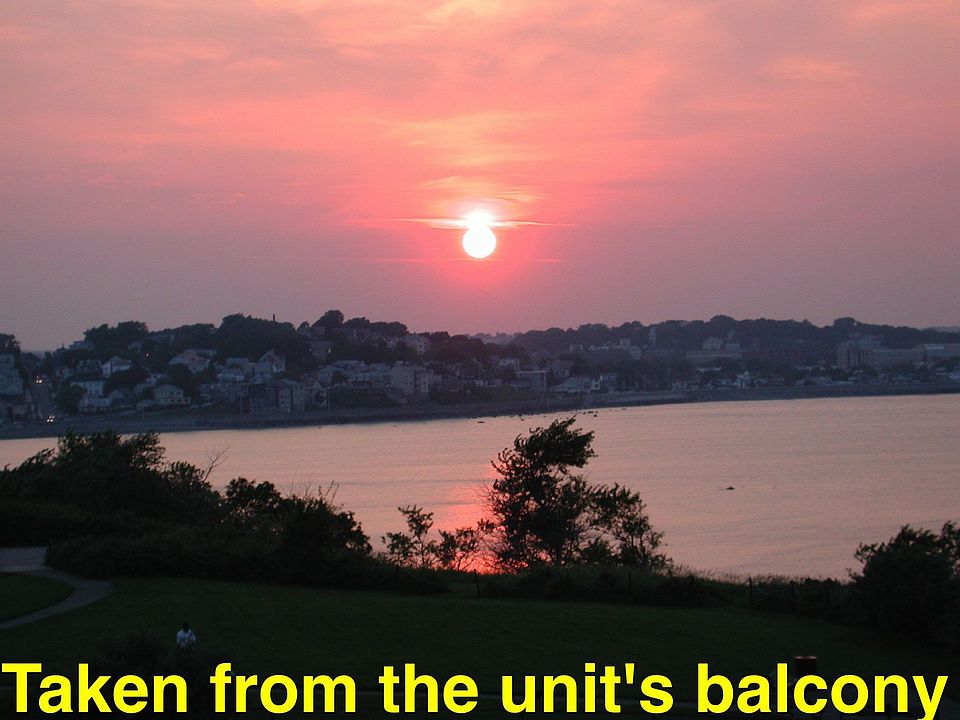 From the unit's balcony