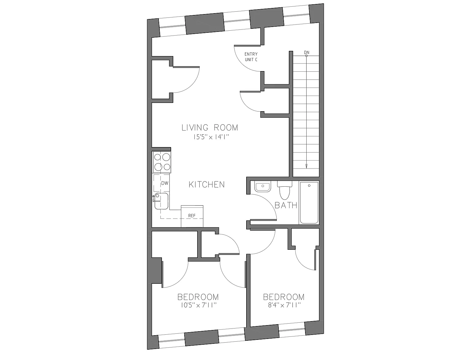 2 bed, $1,625 — Photo 2
