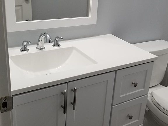 Hallway bathroom