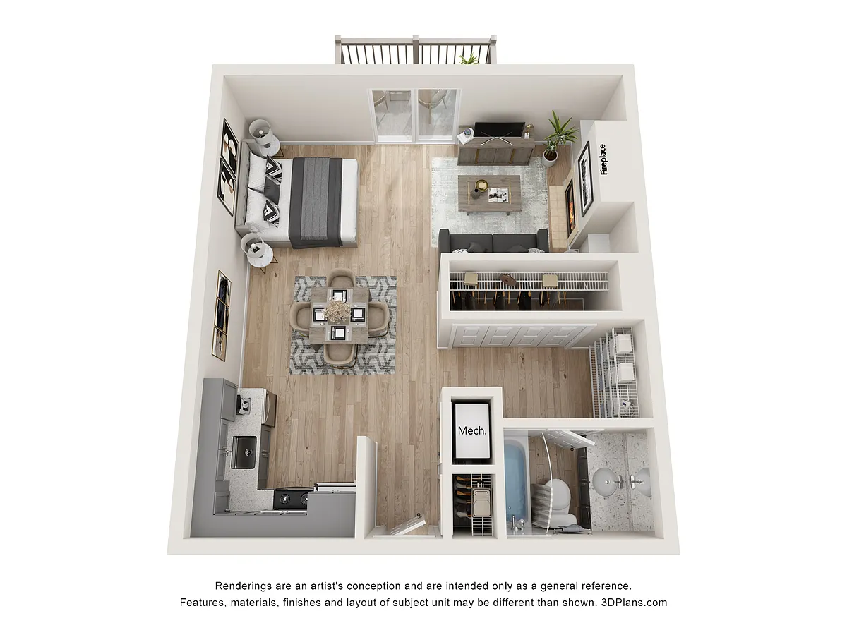 Floor plan Studio