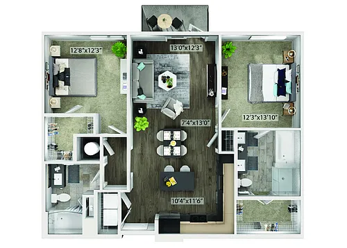 Floor plan B2