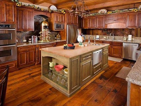 Kitchen with 100 Year Old