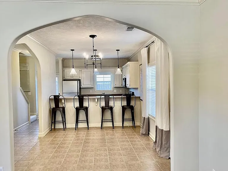 dining room and kitchen bar