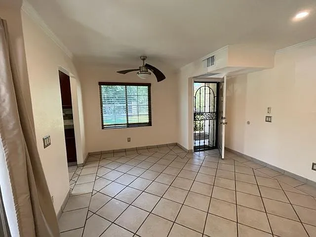 Living room facing preserve