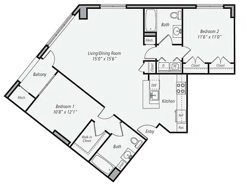 Floor plan B3