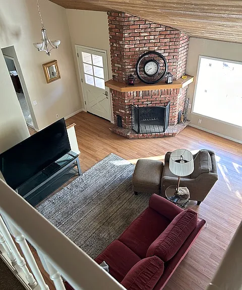 Family room from upstairs