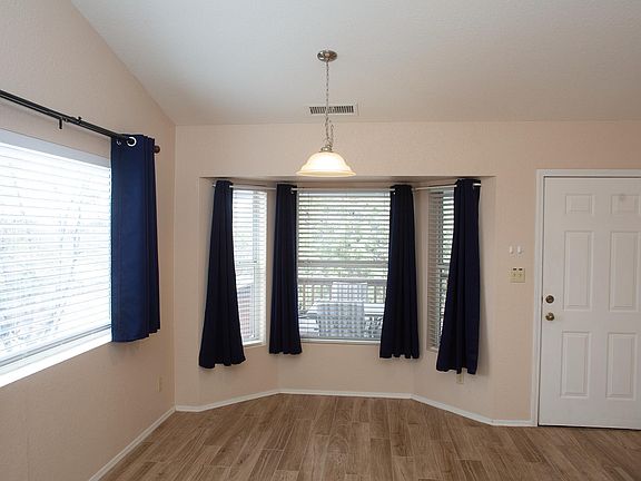 Dining nook, patio view