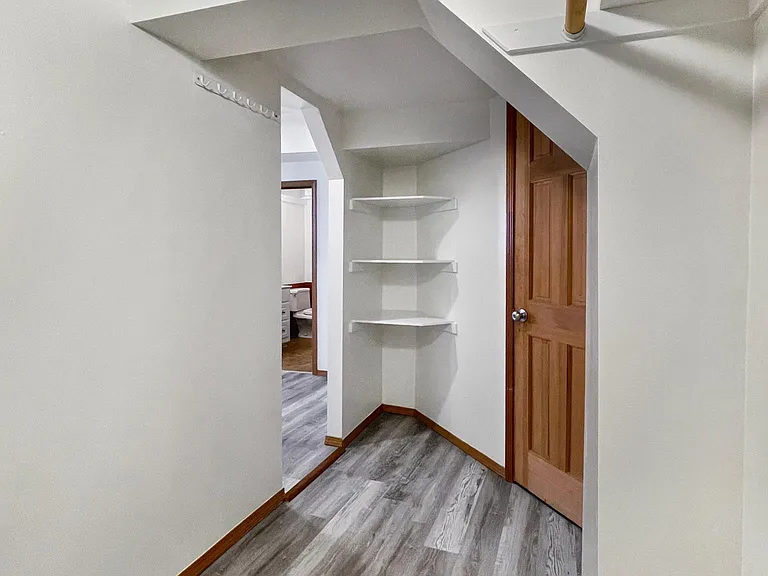 Large walk-in closet.