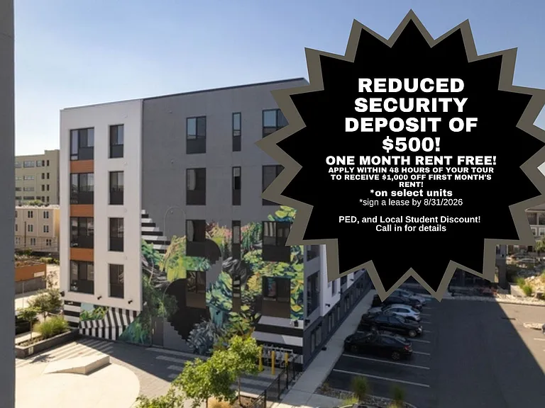 Unlock your ideal living space at The Hub, featuring modern amenities and a vibrant community. Take advantage of our limited-time offer: a reduced security deposit of only $800! Don't miss outsecure your new home today!