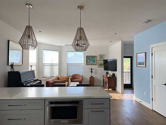 kitchen to living room