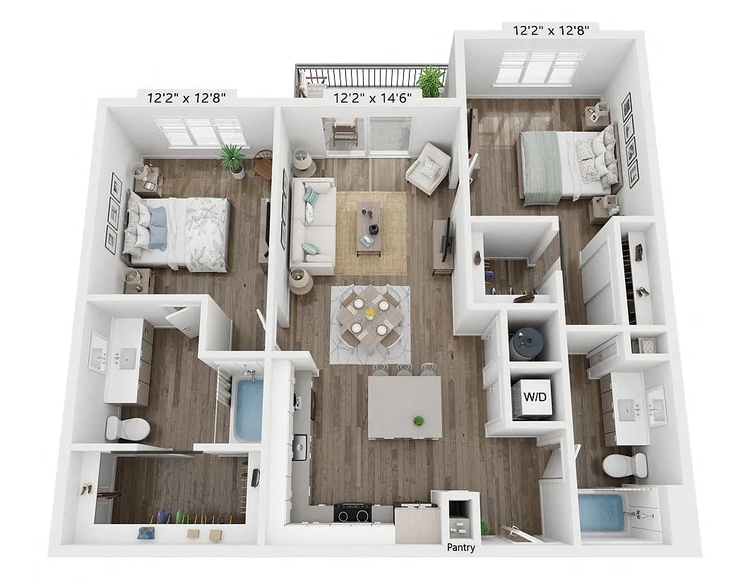 Floor plan B6