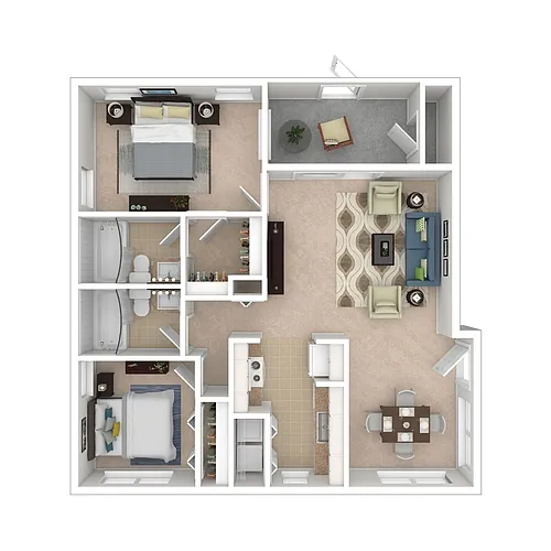 Floor plan Blue Heron