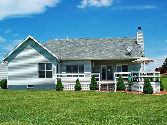 Rear of Home w Large Deck