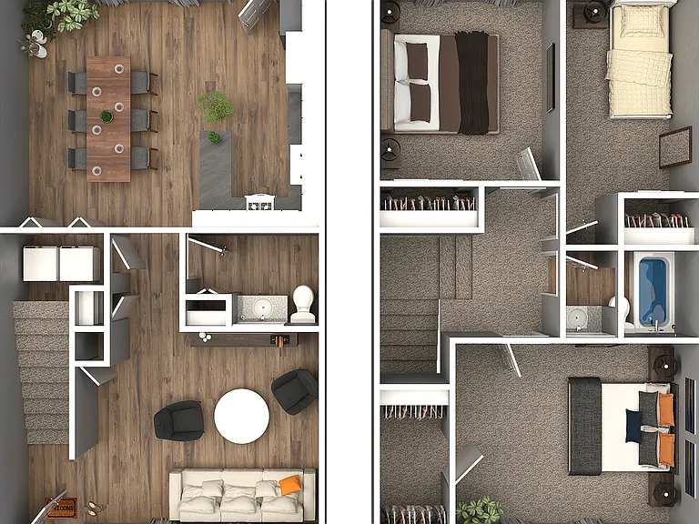 3 Bedroom 1.5 Bathroom Floorplan 3 Bedroom 1.5 Bathroom Floorplan