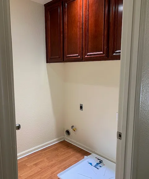 Upstairs laundry room