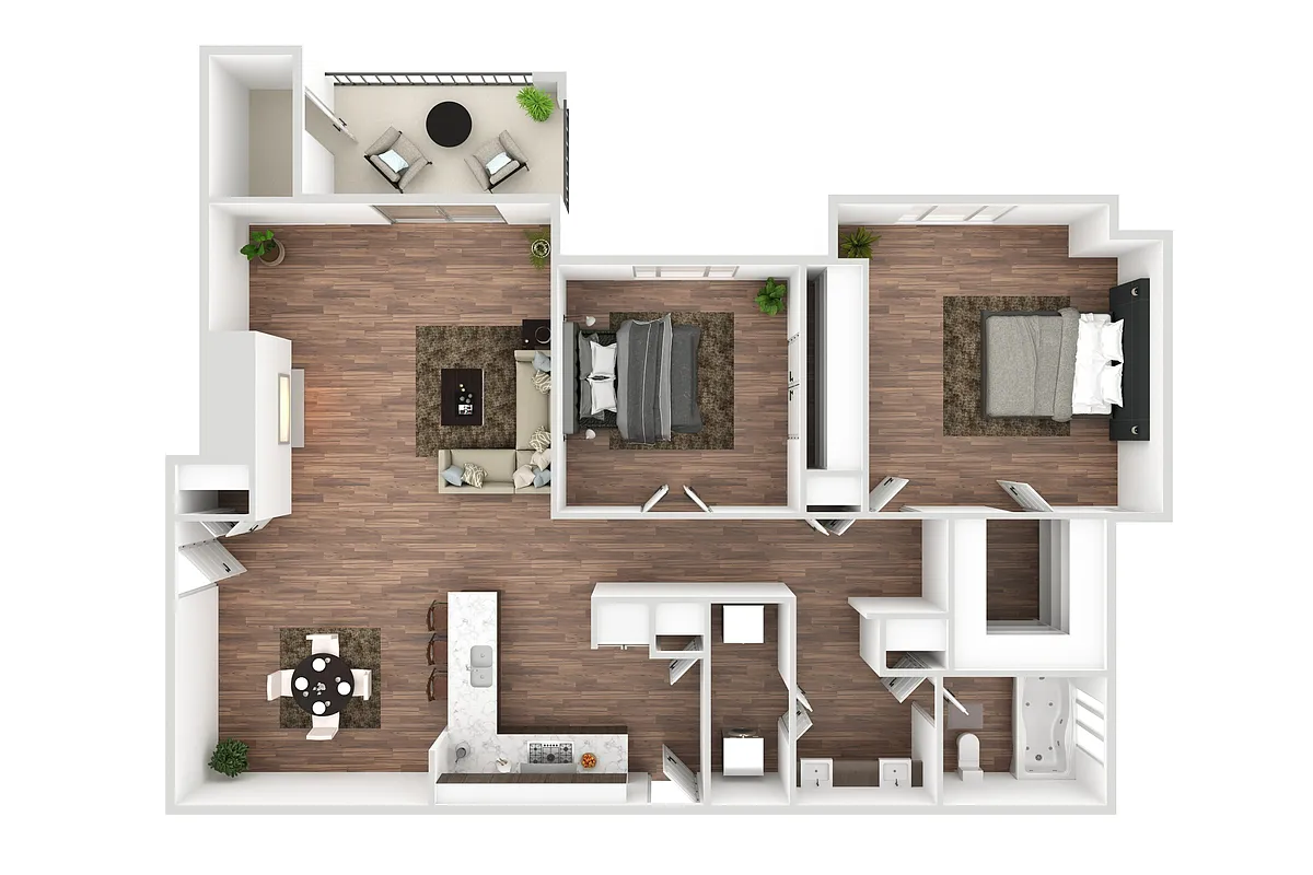 Floor plan Hatteras 1