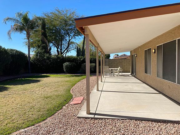 Backyard patio