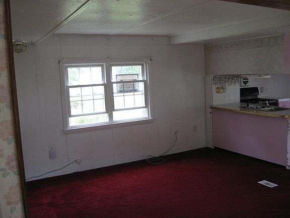 View of living room from dining area