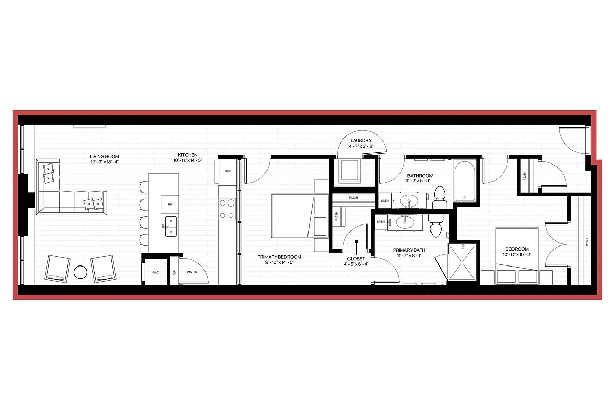 Floor plan Mary