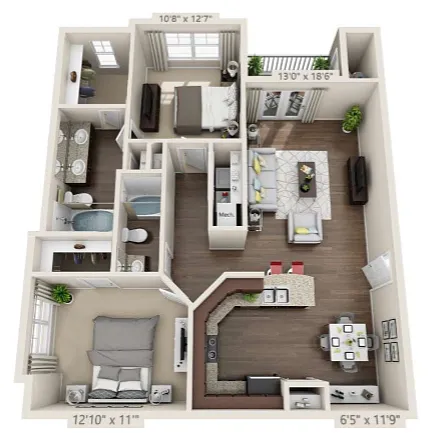 Floor plan The Carriage