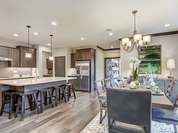 Kitchen with oversized island