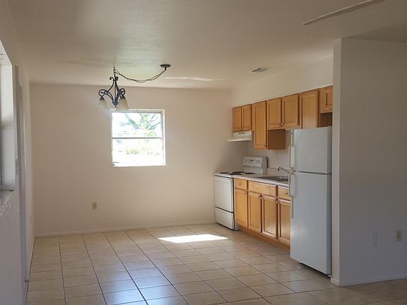 Looking from living room into kitchen