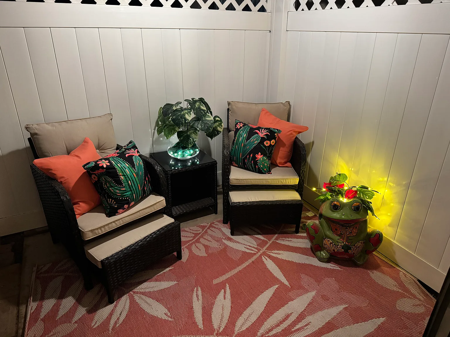 Patio off of bedroom
