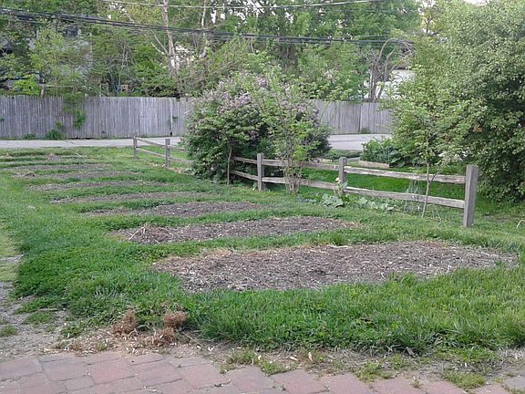 There is room for a garden