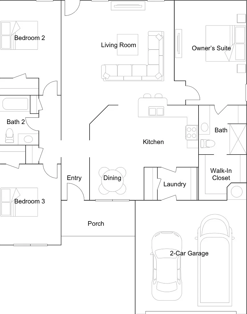 3 bed, 1716 sqft, $2,050 — Photo 3