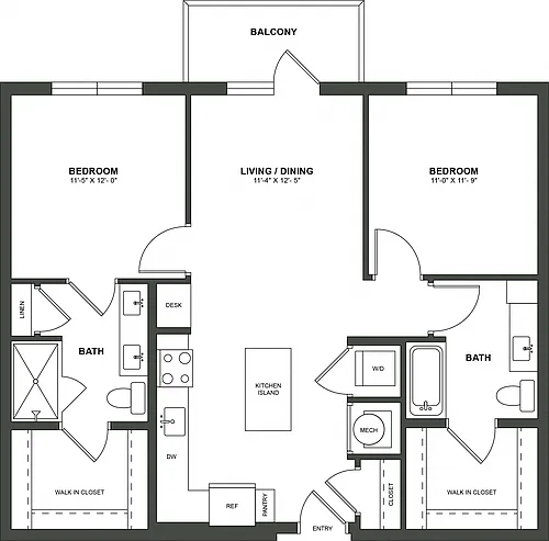 Floor plan B1