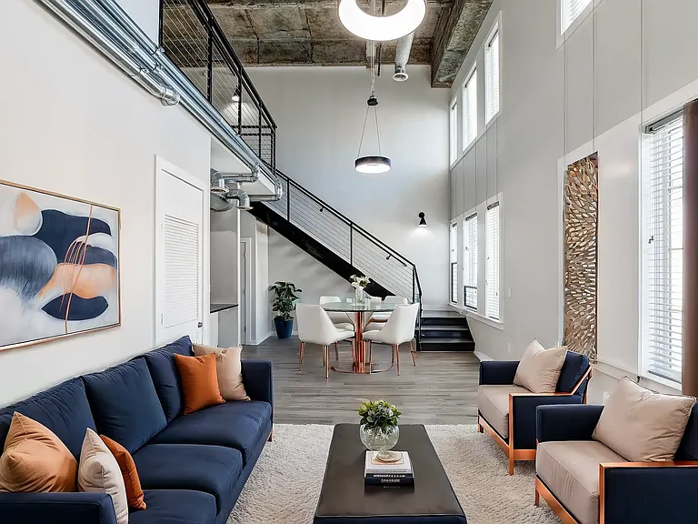 The Lofts at Atlantic Station- Living Room