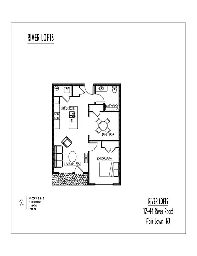 Floor plan 1 Bedroom