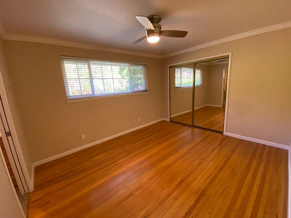 Master Bedroom look out to backyard garden.