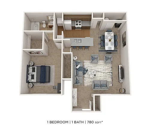 Floor plan One Bedroom