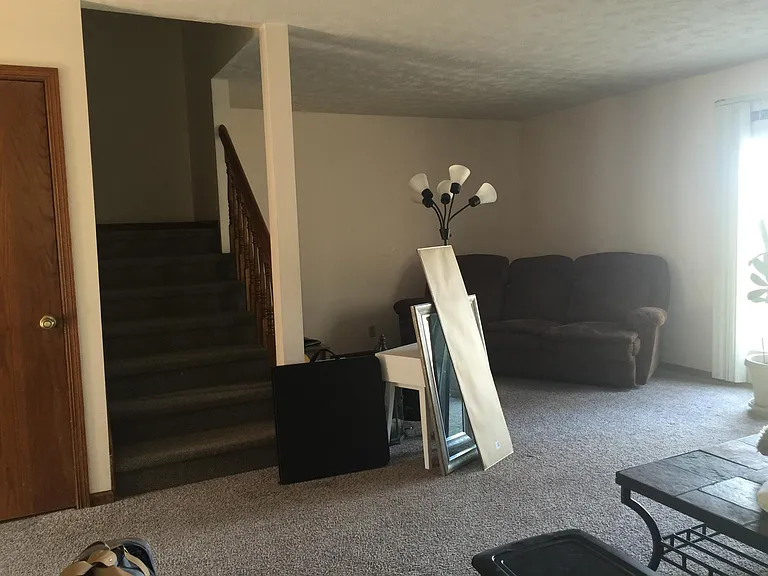 L-Shaped living/dining area main floor