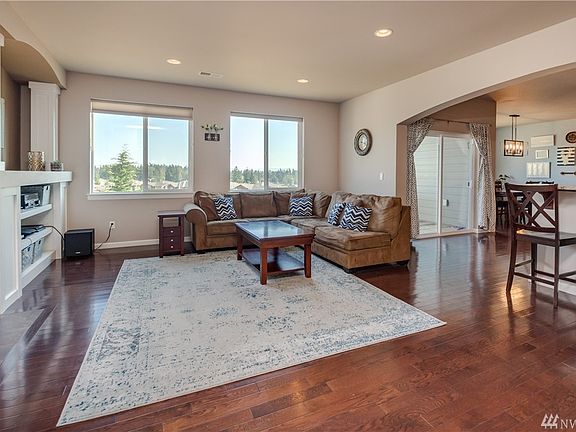 Living room has a lovely view