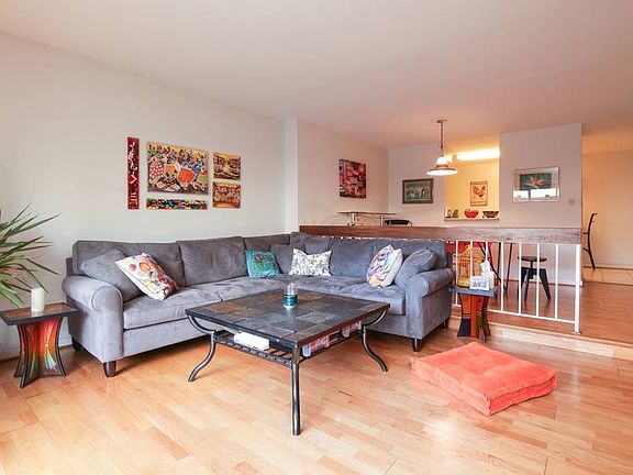 open concept living and dining