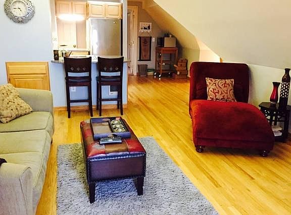 open plan living room kitchen