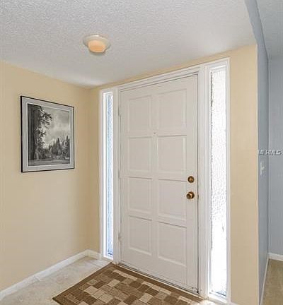 Comfortable Foyer Space Upon Entry, Bright & Light from Side Lights on Each Side of Door!