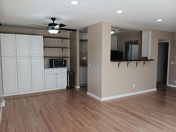 Large living space with combined living/dining room upstairs. Large pantry provides extra storage space.