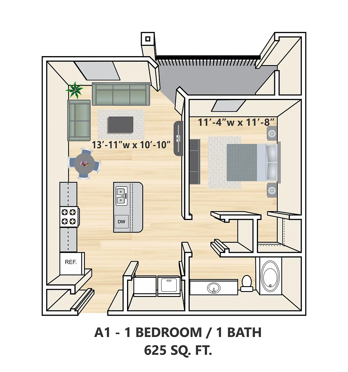 Floor plan A1