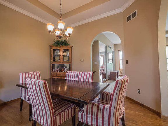 Dining Room with Trey Ceiling