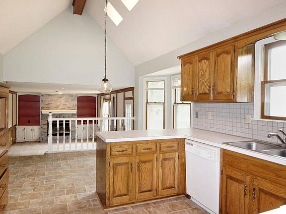 View from Laundry through Kitchen