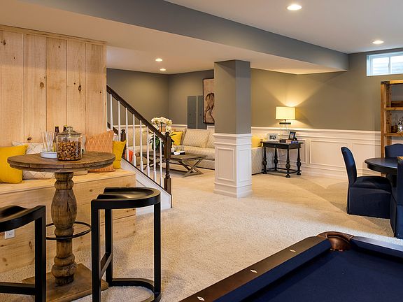 Rec room for entertaining