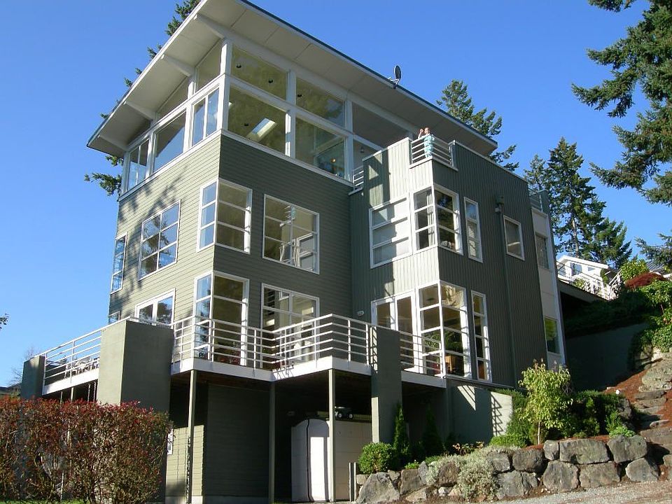 Lake side of house