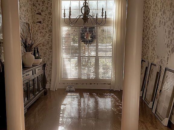 Dining room in progress 